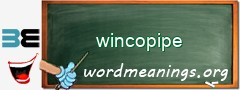 WordMeaning blackboard for wincopipe